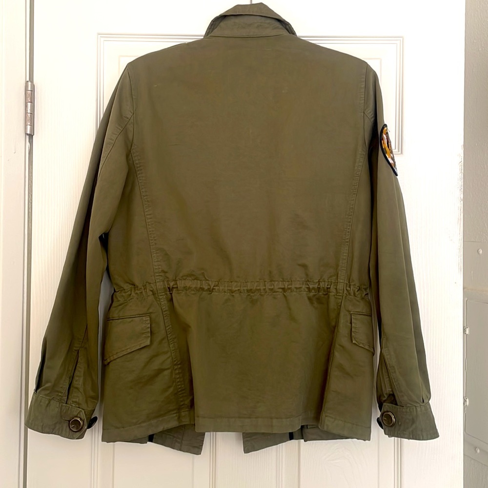 Zadig& Voltaire Love Punk Military Jacket Size Med - image 4